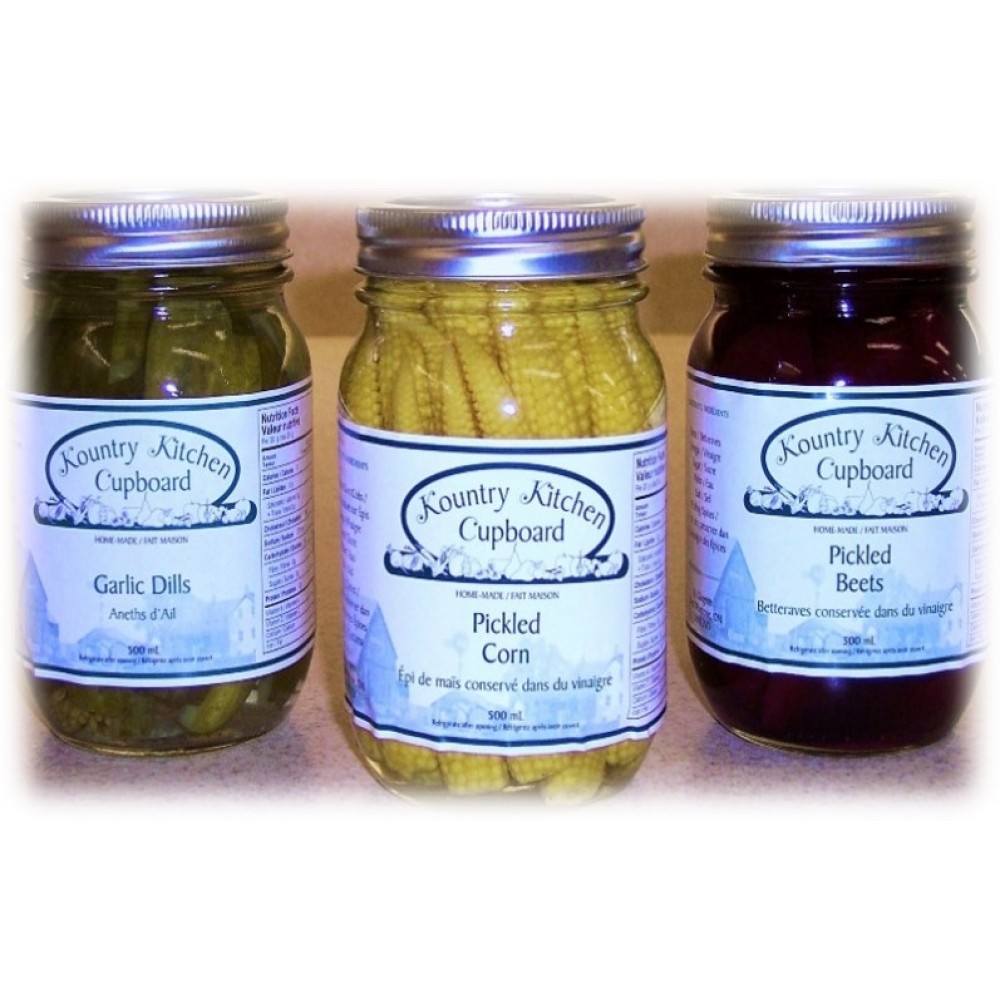 Pickles - Sauces - Relishes - Local Homemade - Case 12 - 500 ml  - Assorted
